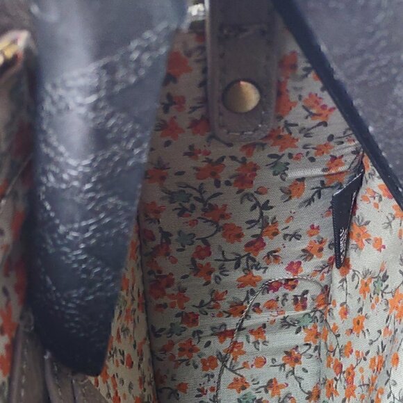 Antik Kraft Grayish Brown Cross Body Convertible Purse Vegan Faux Leather - Picture 10 of 13